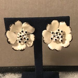 Enamel Dogwood Earrings
